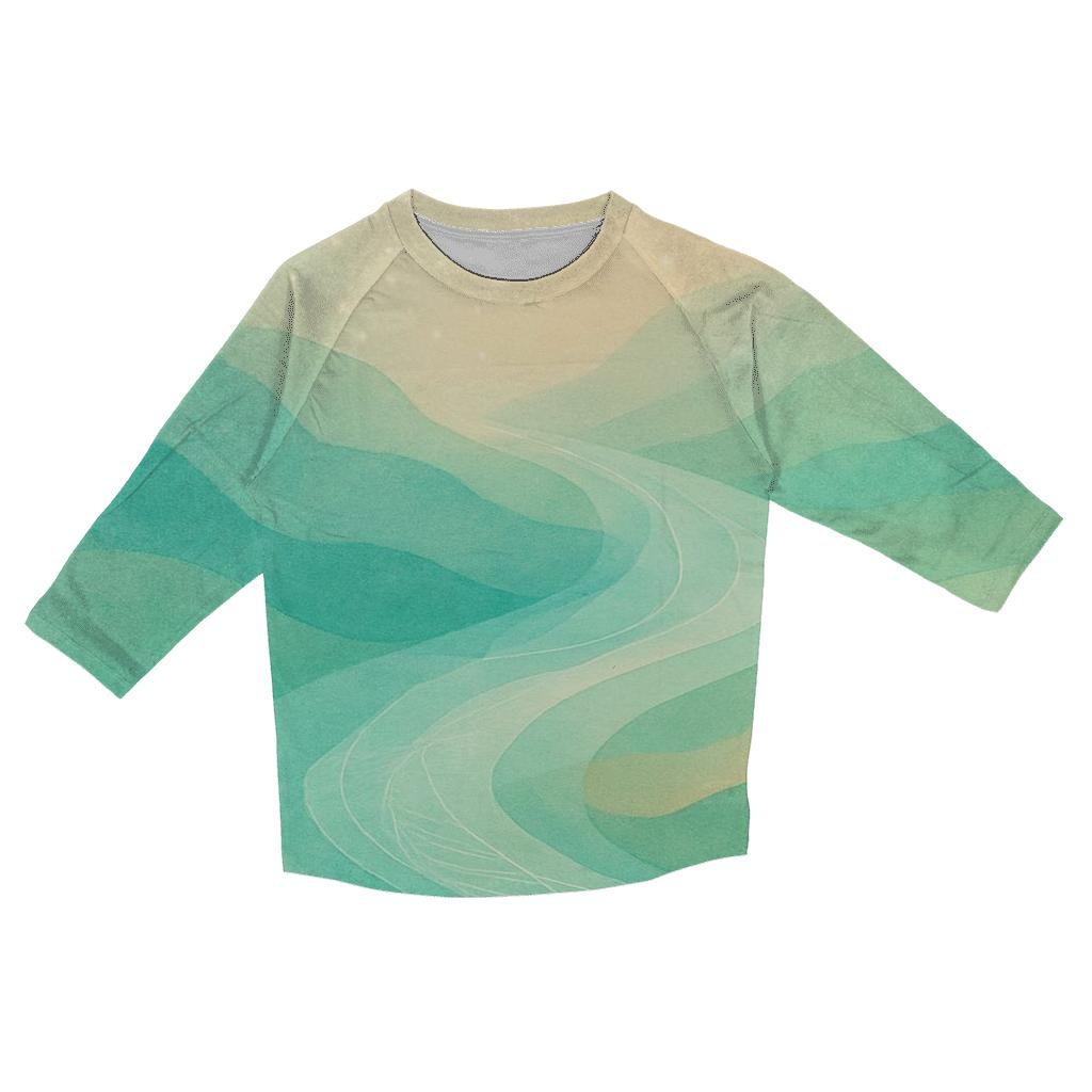 River Of Renewal designer 3/4 sleeve blouses