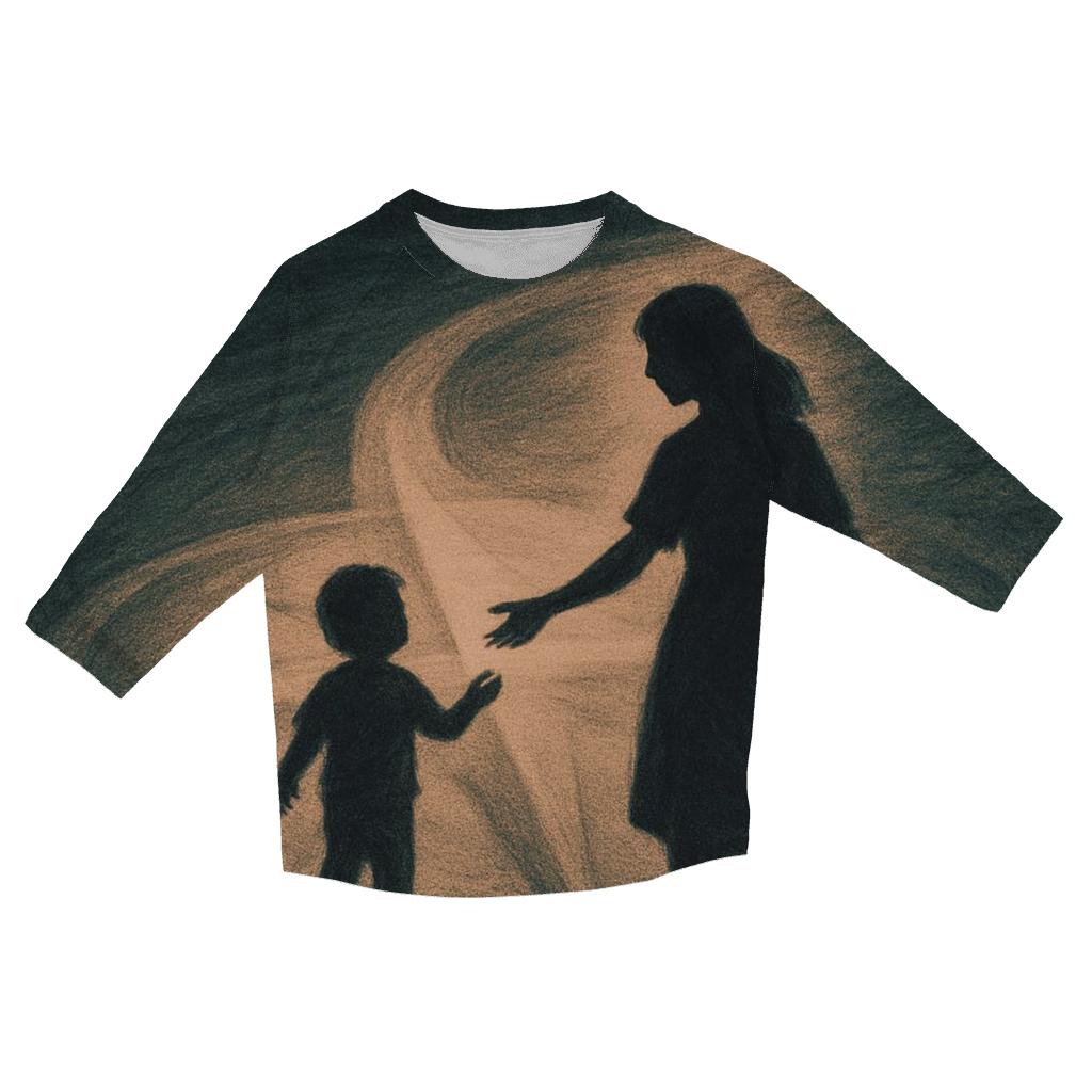The Compass Of Her Heart That Always Points Home designer 3/4 sleeve blouses