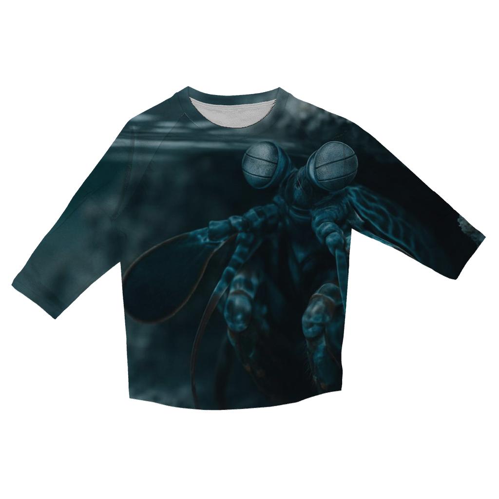Tidepool Prism Peacock Mantis Shrimp custom 3/4 sleeve shirts