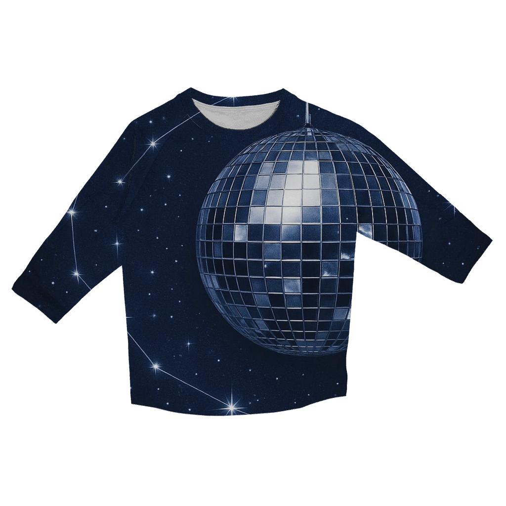 Midnight Disco Constellation stylish quarter sleeve tops