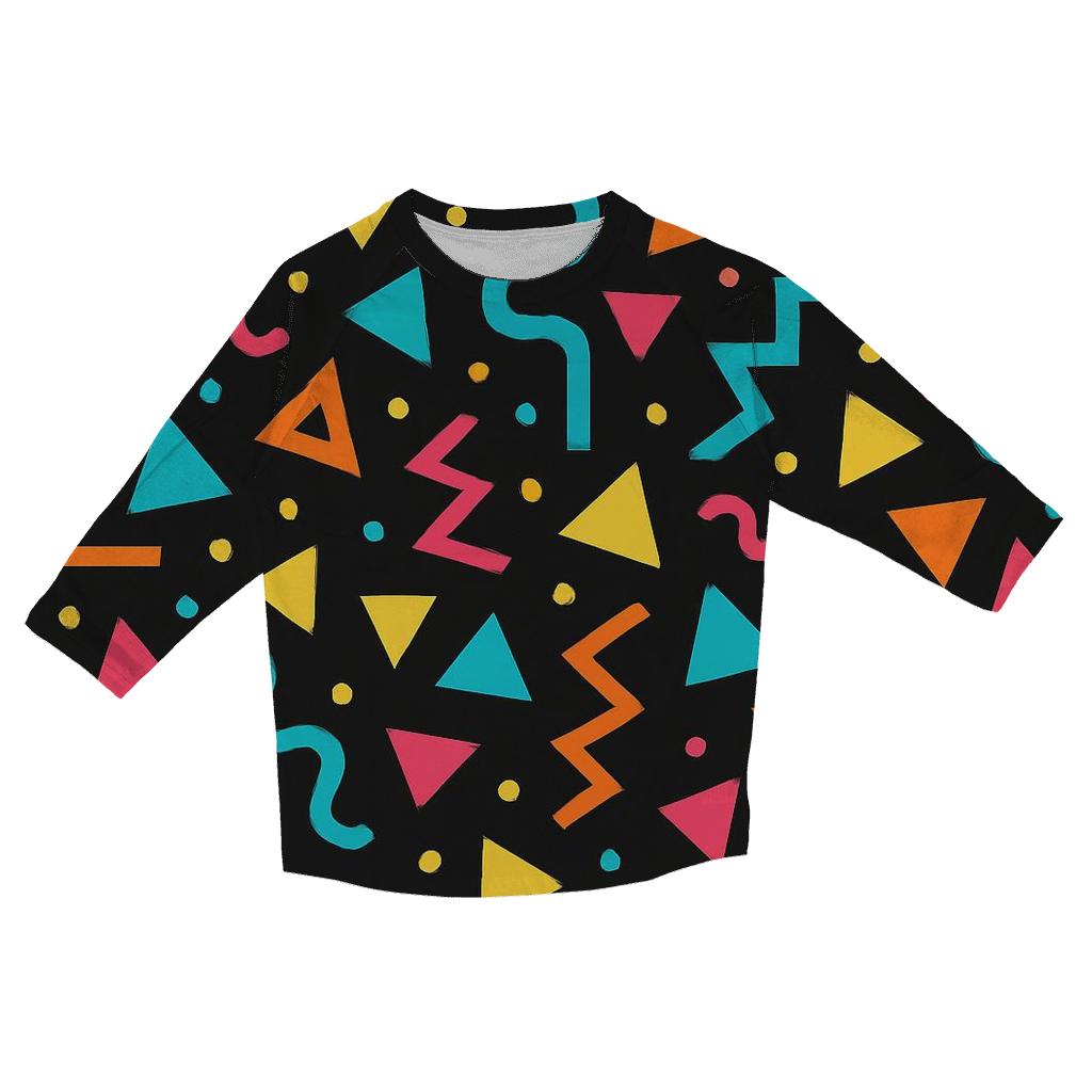 Arcade Carpet Memphis Maze cotton quarter sleeve shirts