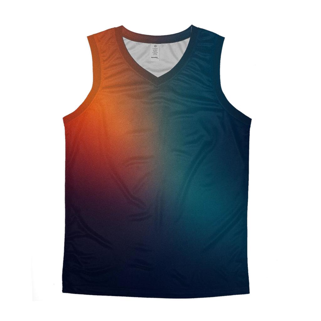 Ember Lagoon Confluence graphic print tank tops