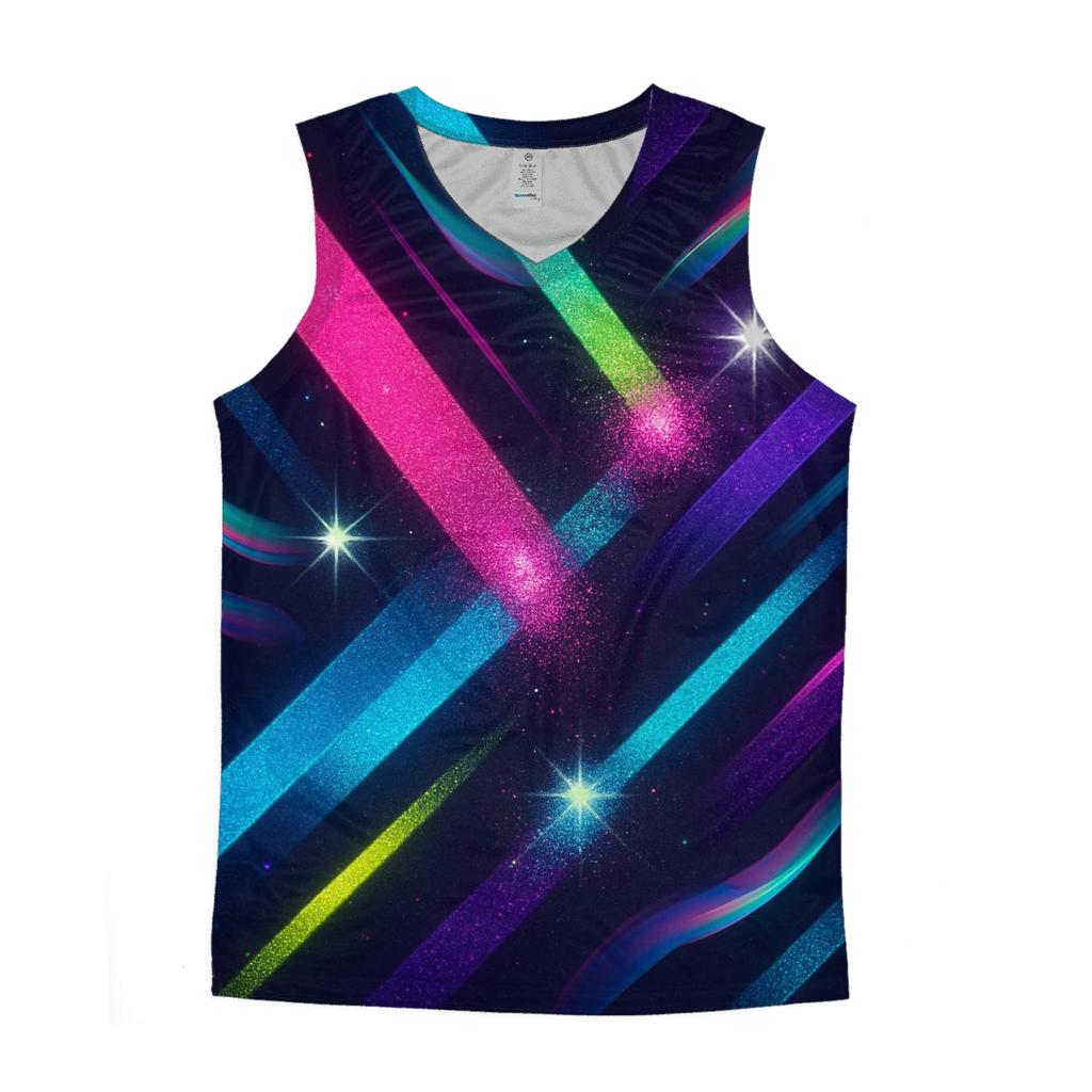 Neon Prism Velocity sports performance tank tops