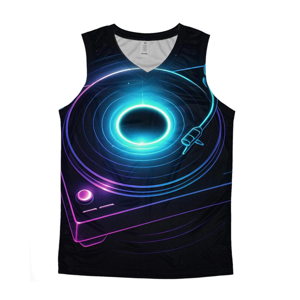 Neon Turntable Portal stylish racerback tanks