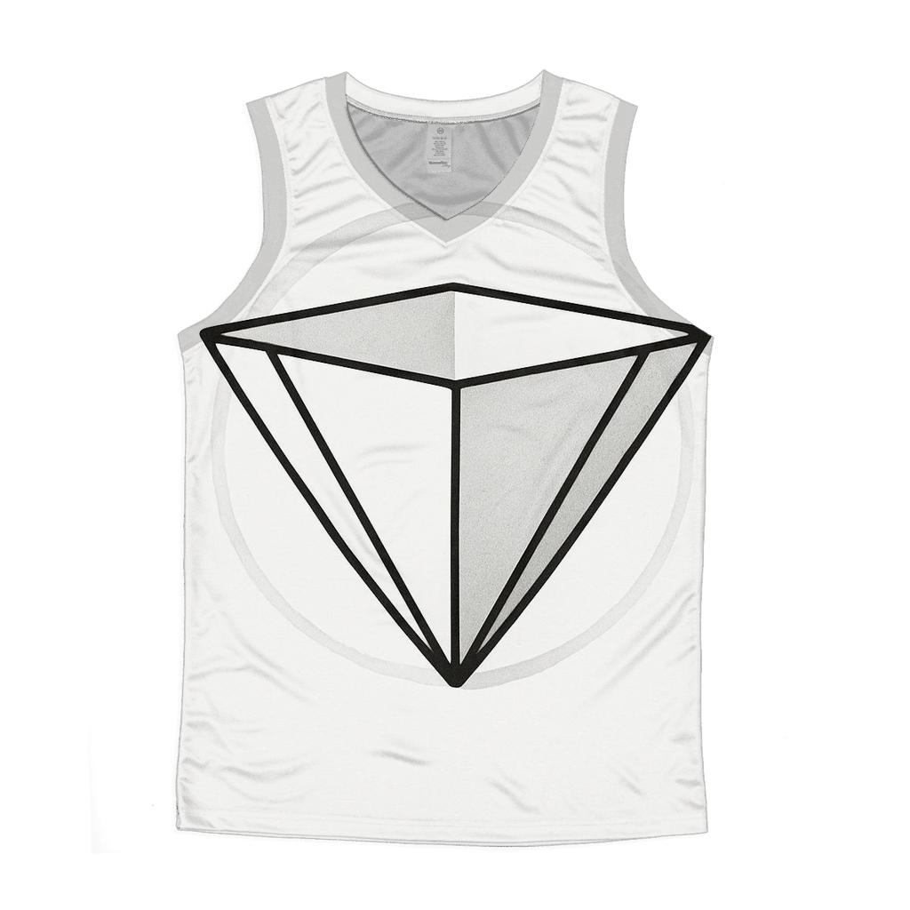 Filter Fold Geometry personalized athletic tanks
