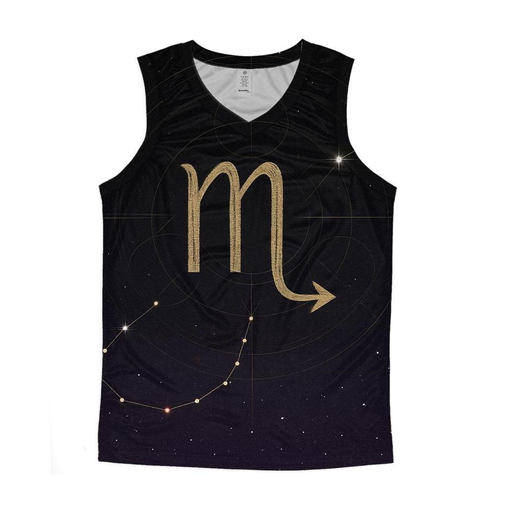 Scorpio J Tail Constellation Sigil stylish racerback tanks