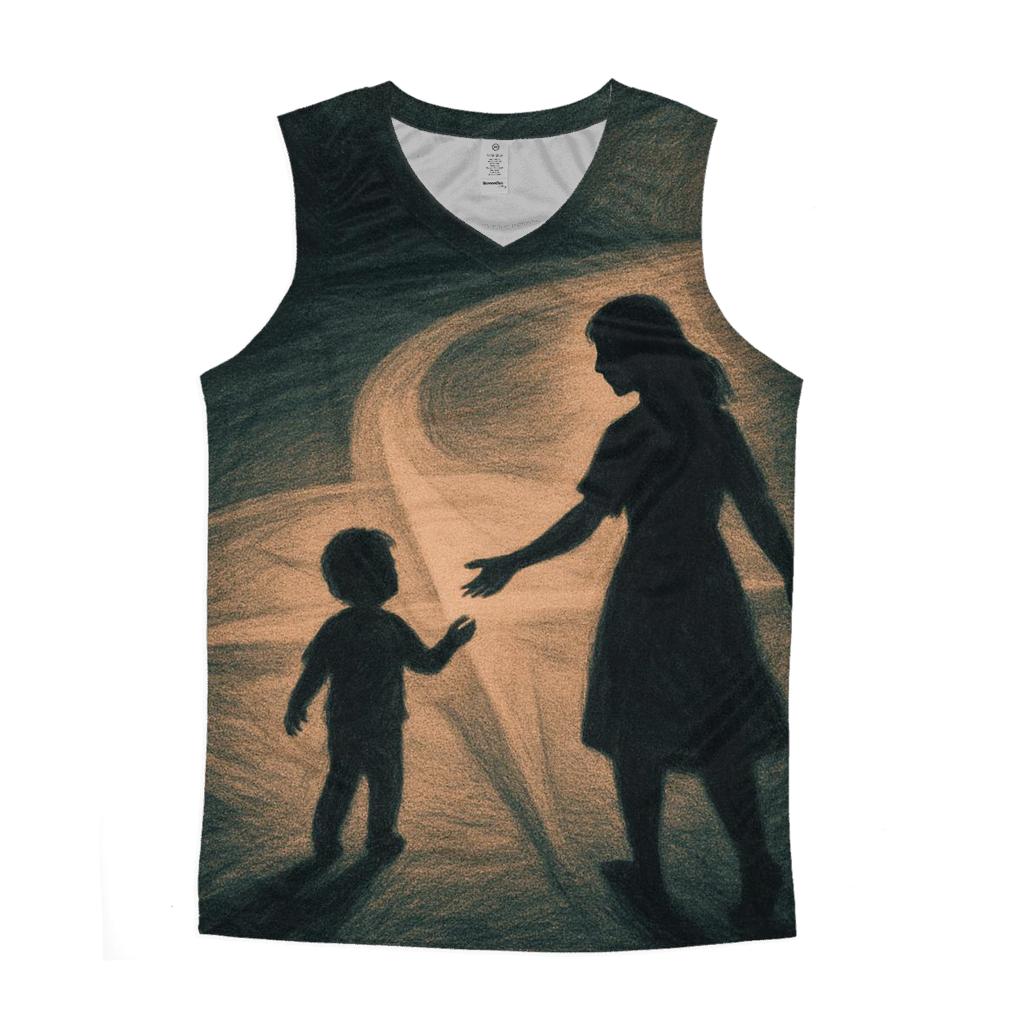 The Compass Of Her Heart That Always Points Home cotton sleeveless tops