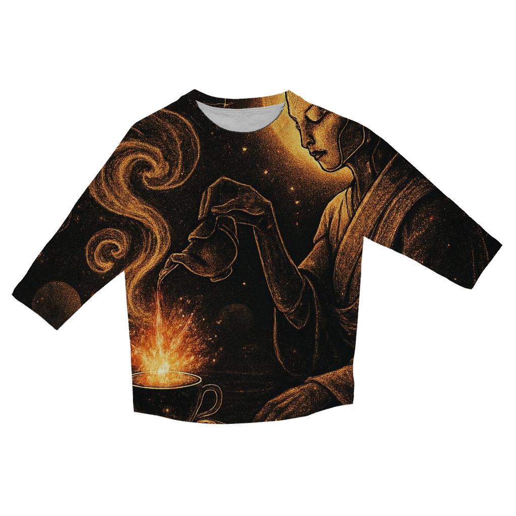 Supernova Tea Ceremony designer 3/4 sleeve blouses