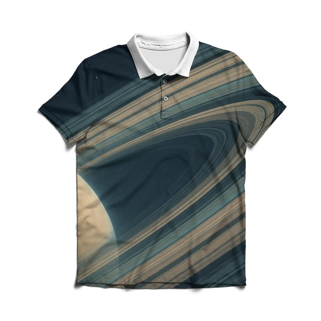 Ring Plane Shadow Weave casual sports polo shirts