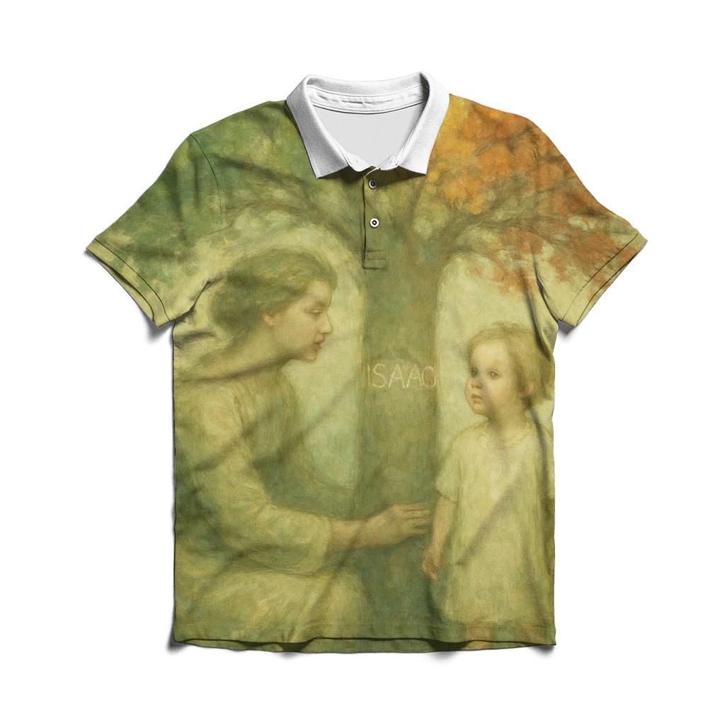 A Name Carried Like A Prayer Through Every Season branded logo polo shirts