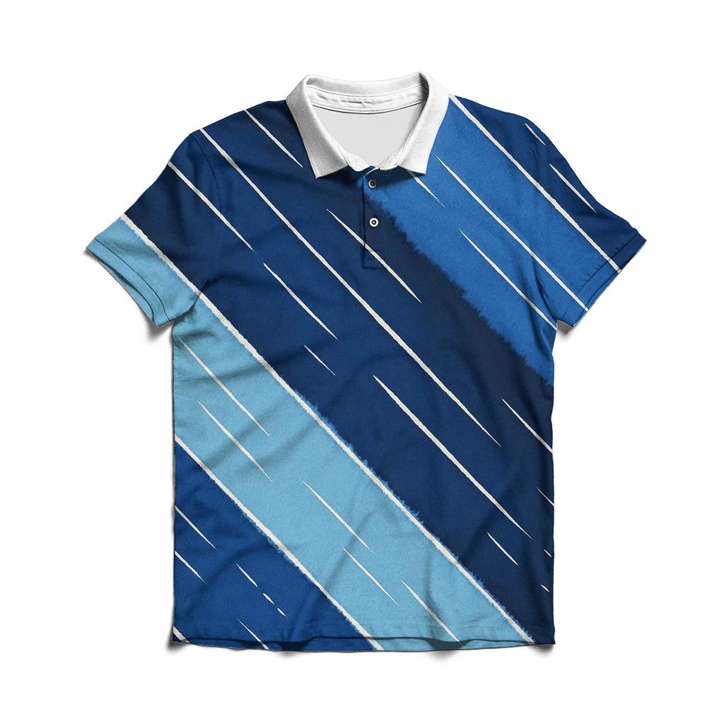 Arashi Meteor Shower Diagonals personalized polo shirts