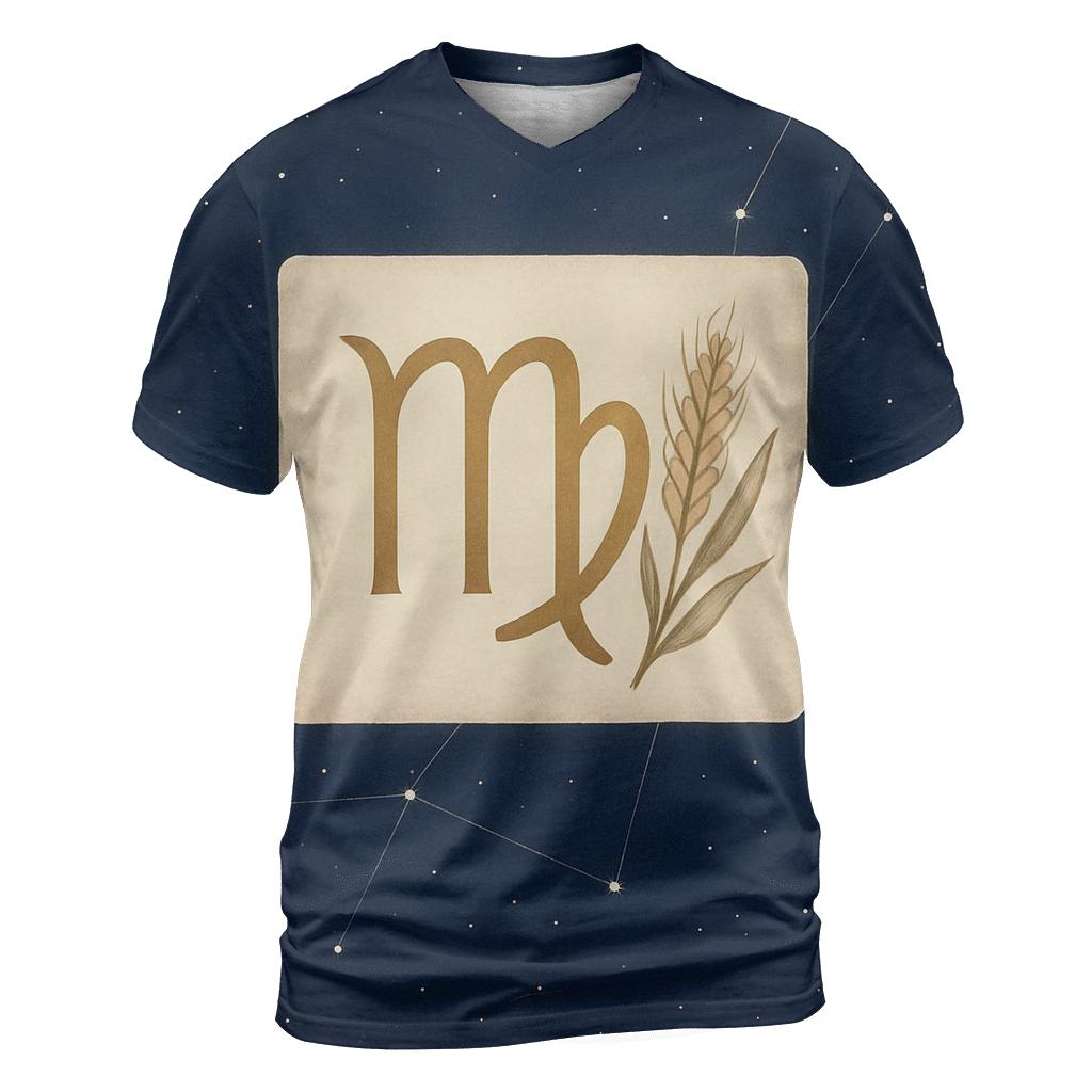 Virgo Sheaf Of Wheat Star Map personalized full print shirts