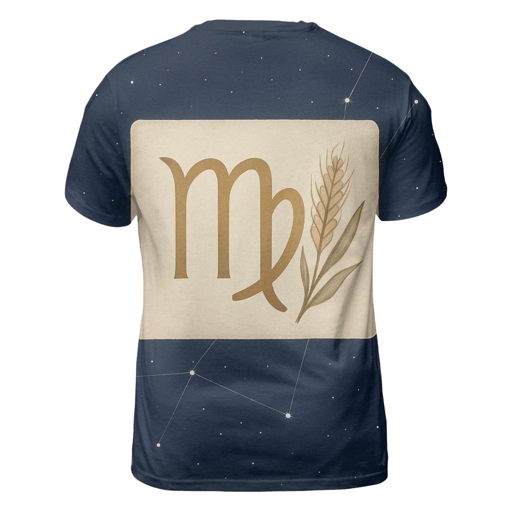 Virgo Sheaf Of Wheat Star Map personalized full print shirts