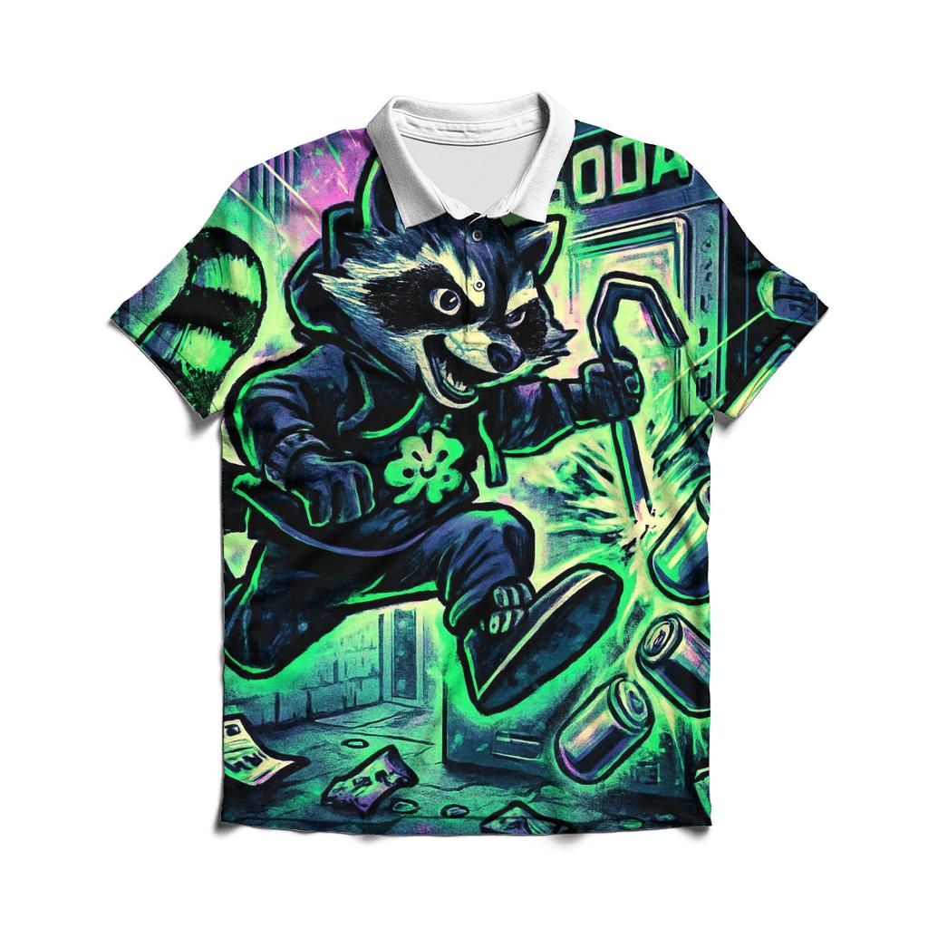 Vending Machine Portal Heist custom polo shirts