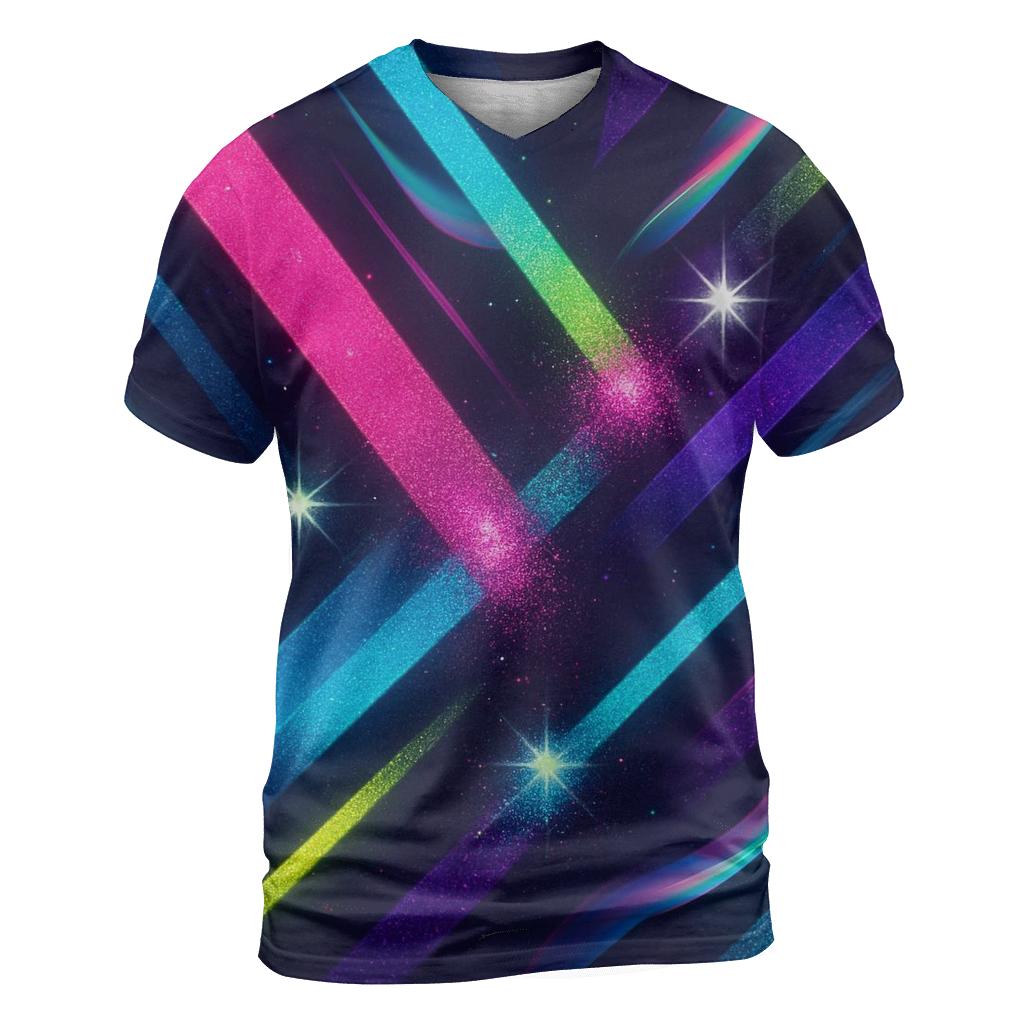 Neon Prism Velocity designer pattern shirts