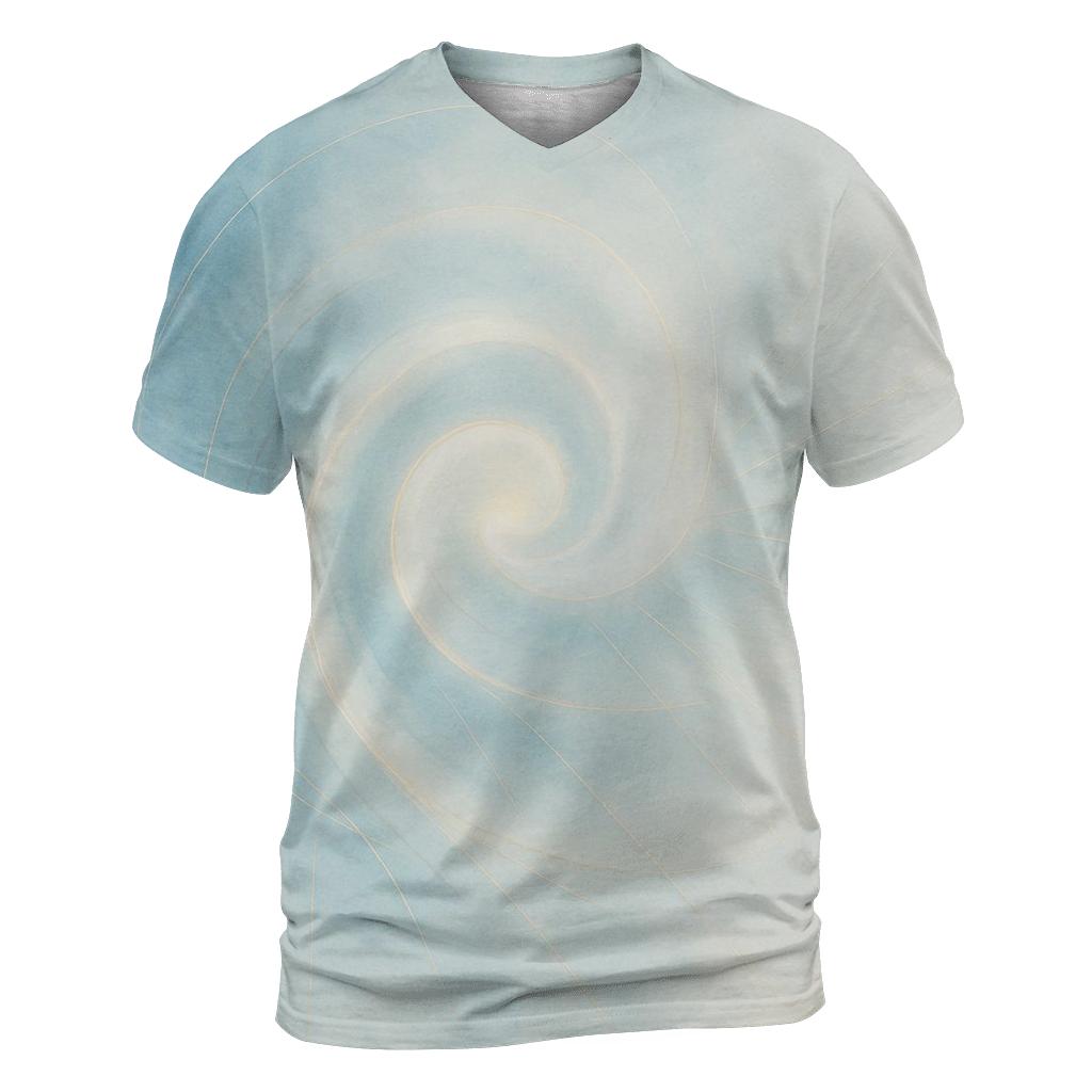 Lumen Breath Spiral trendy printed shirt styles