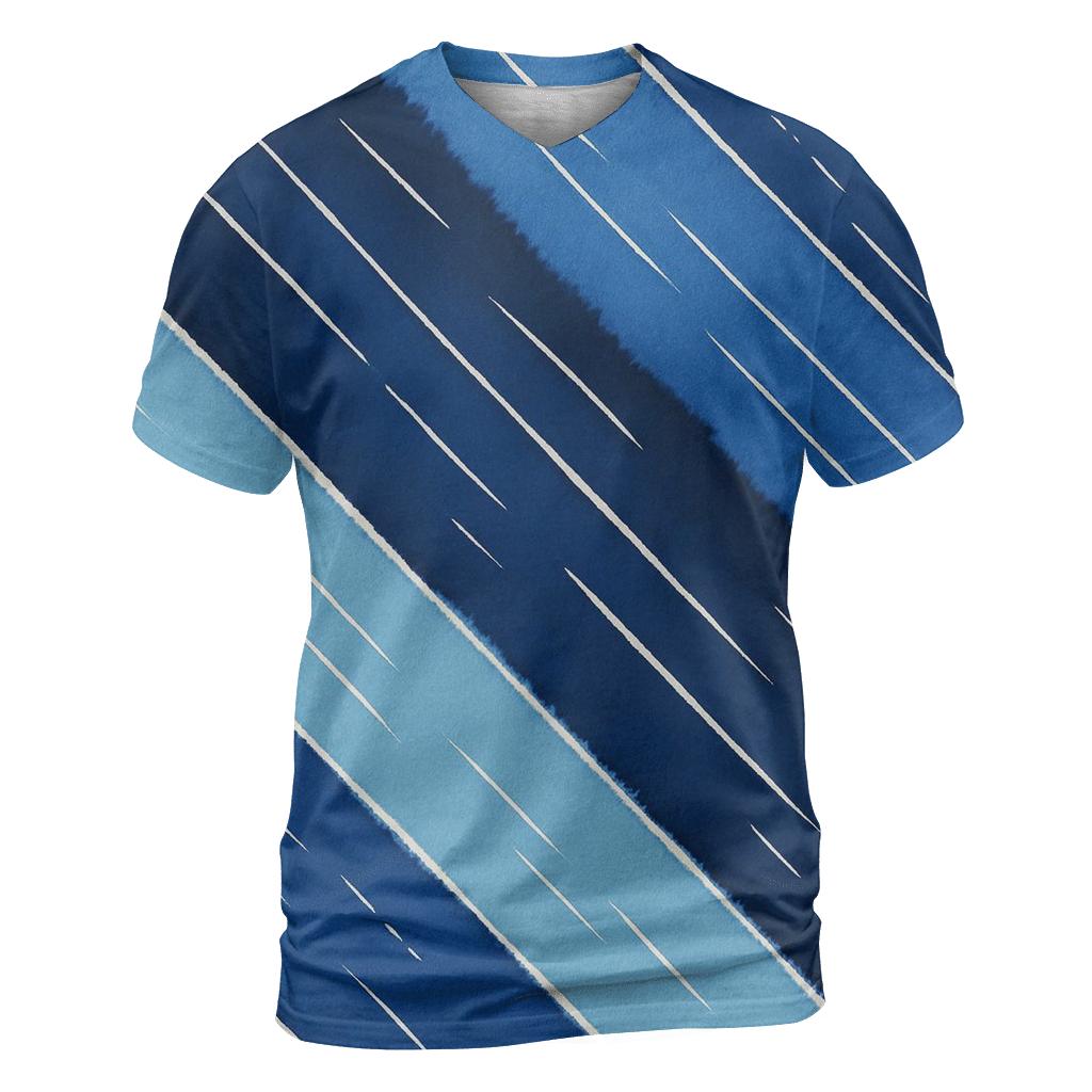Arashi Meteor Shower Diagonals vibrant all-over design tees