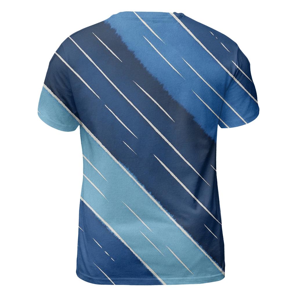 Arashi Meteor Shower Diagonals vibrant all-over design tees