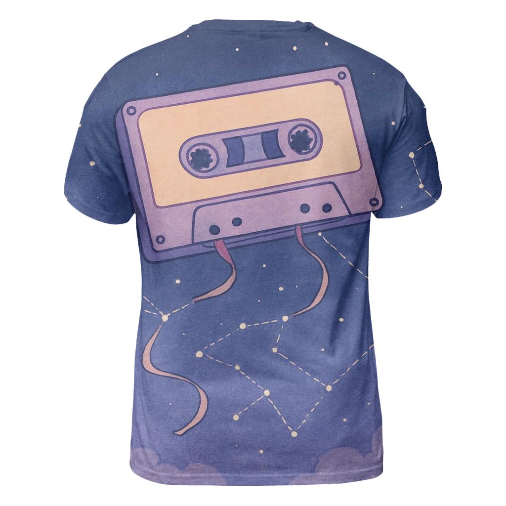Cassette Constellation Map statement graphic shirts