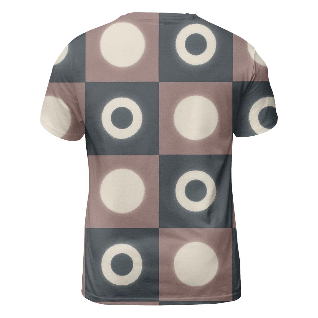 Itajime Lunar Eclipse Tile Grid vibrant all-over design tees