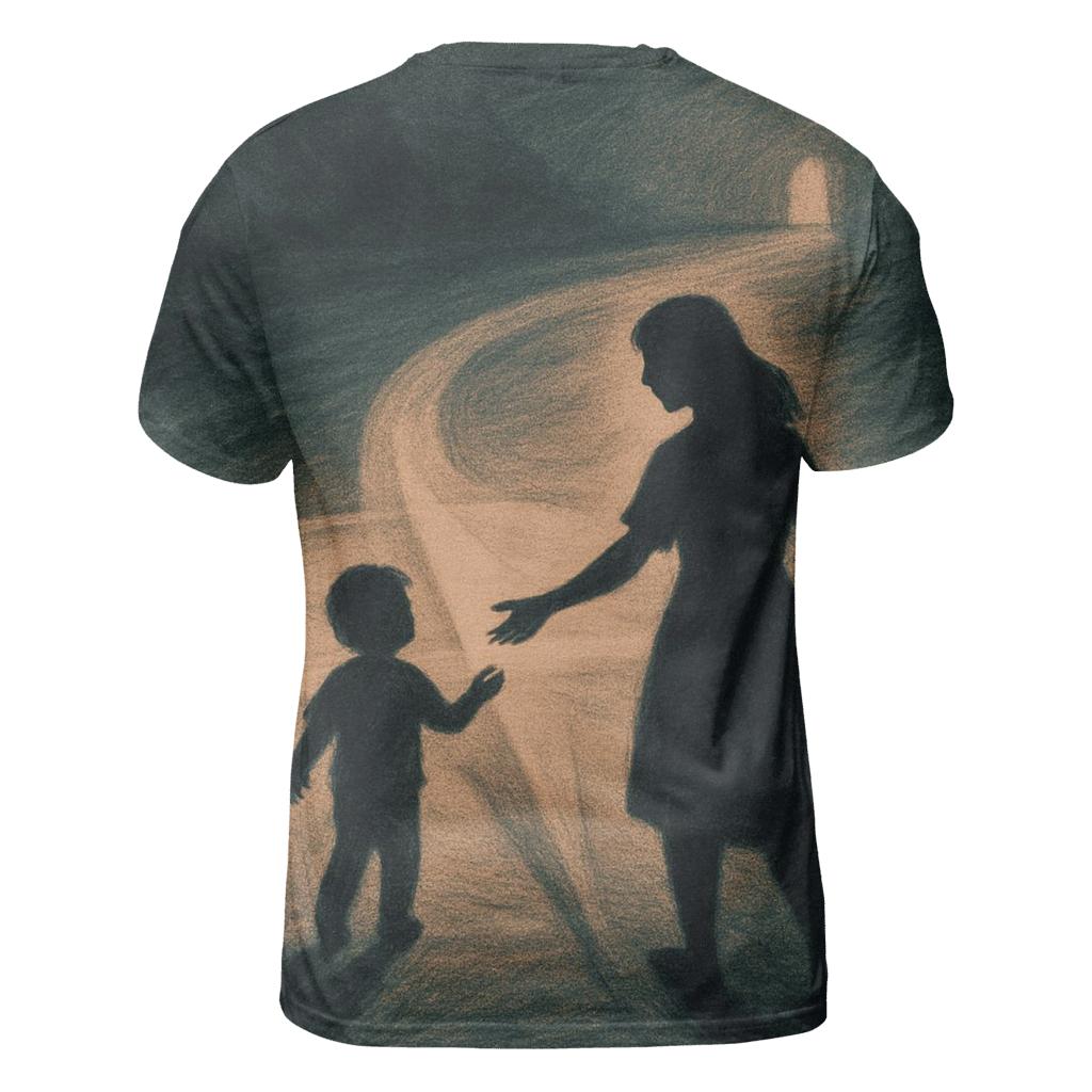 The Compass Of Her Heart That Always Points Home unique graphic print tees