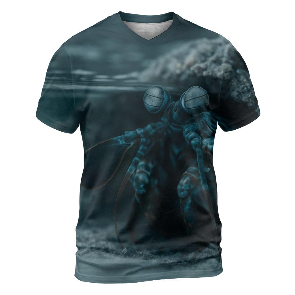 Tidepool Prism Peacock Mantis Shrimp designer pattern shirts