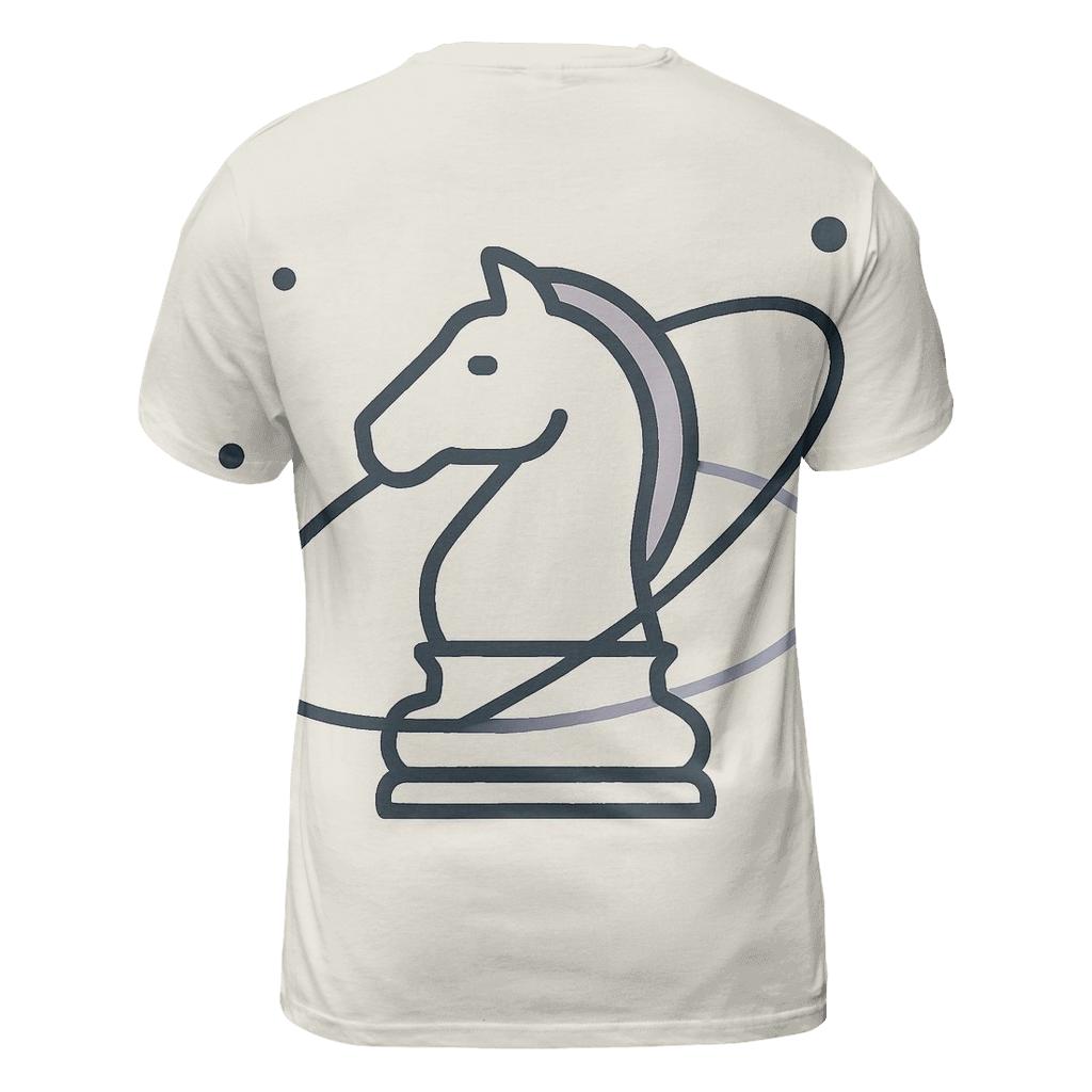 Orbiting Chess Piece Minimal Icon Set statement graphic shirts