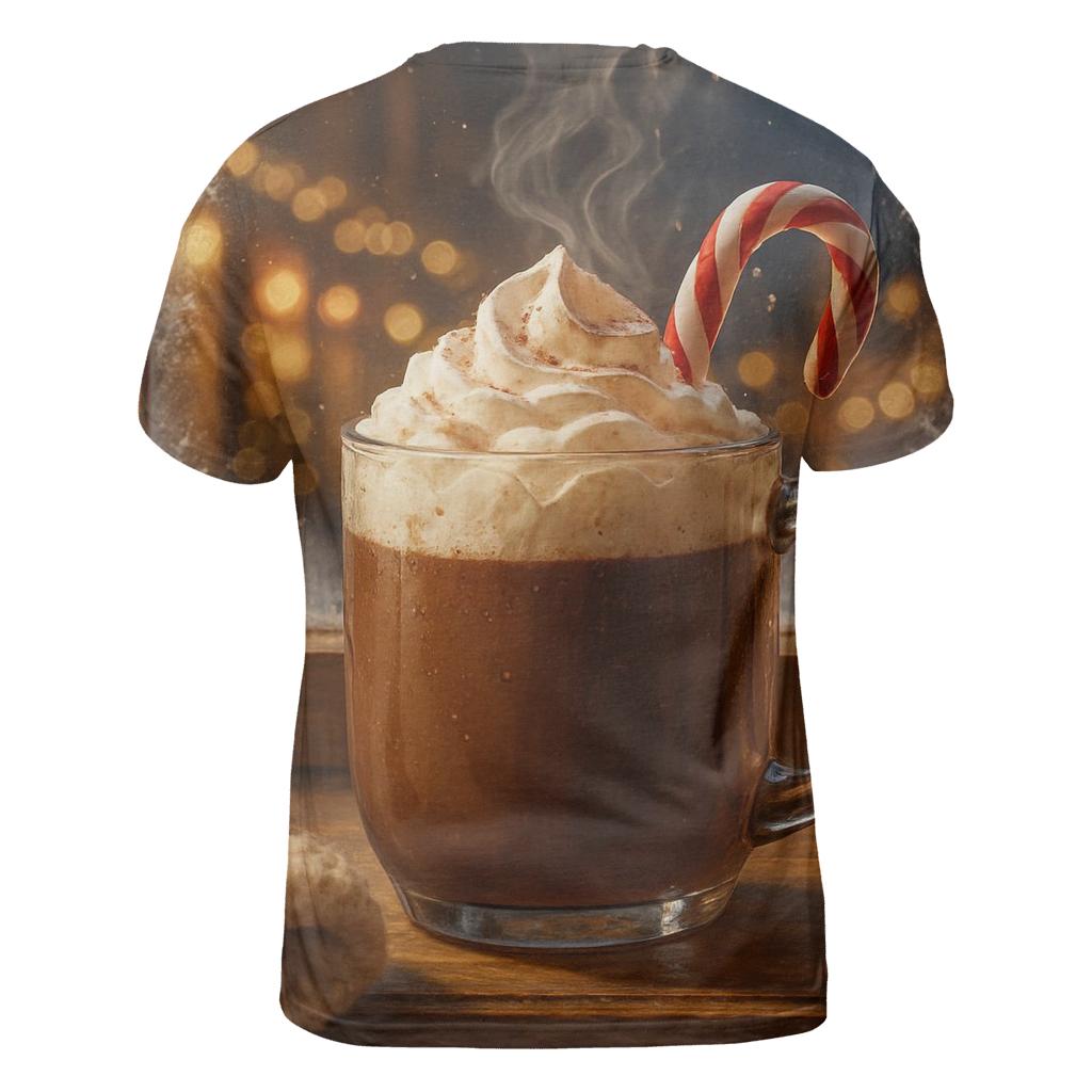 Hot Cocoa On The Frosted Windowsill personalized full print shirts