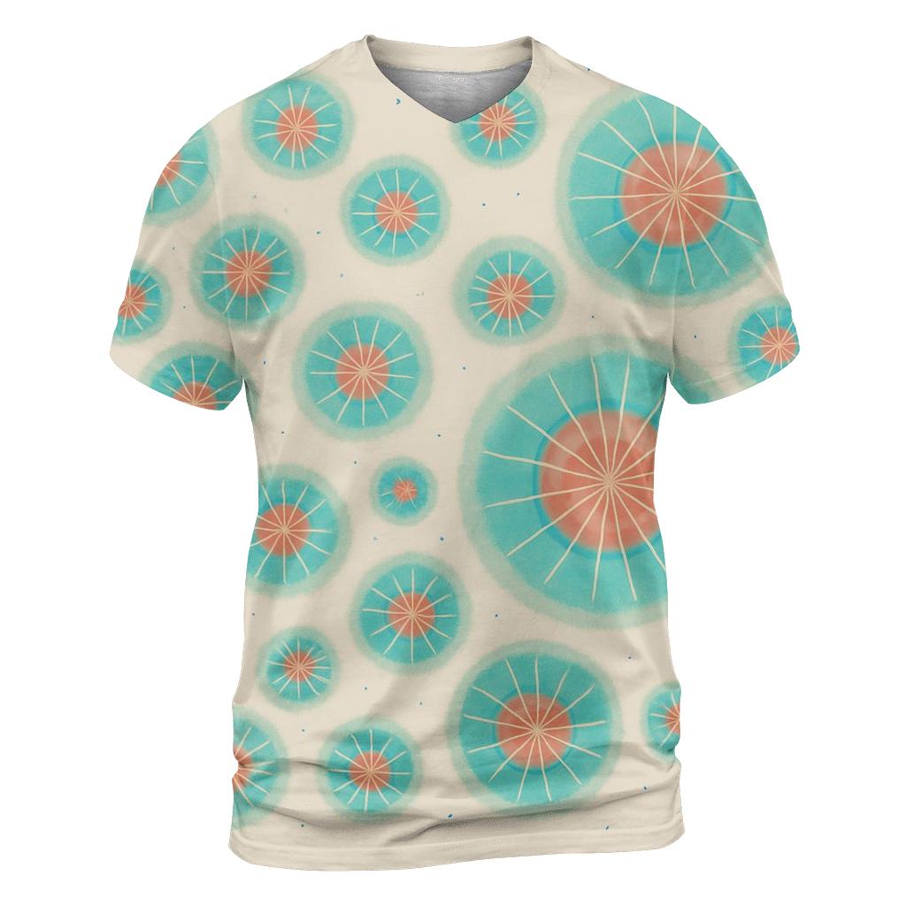 Kumo Comet Rosette Constellation designer pattern shirts