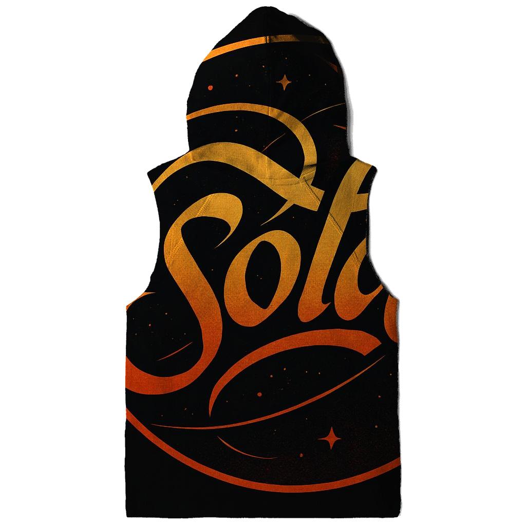 Solar Flare Calligraphy Emblem heavyweight hoodies