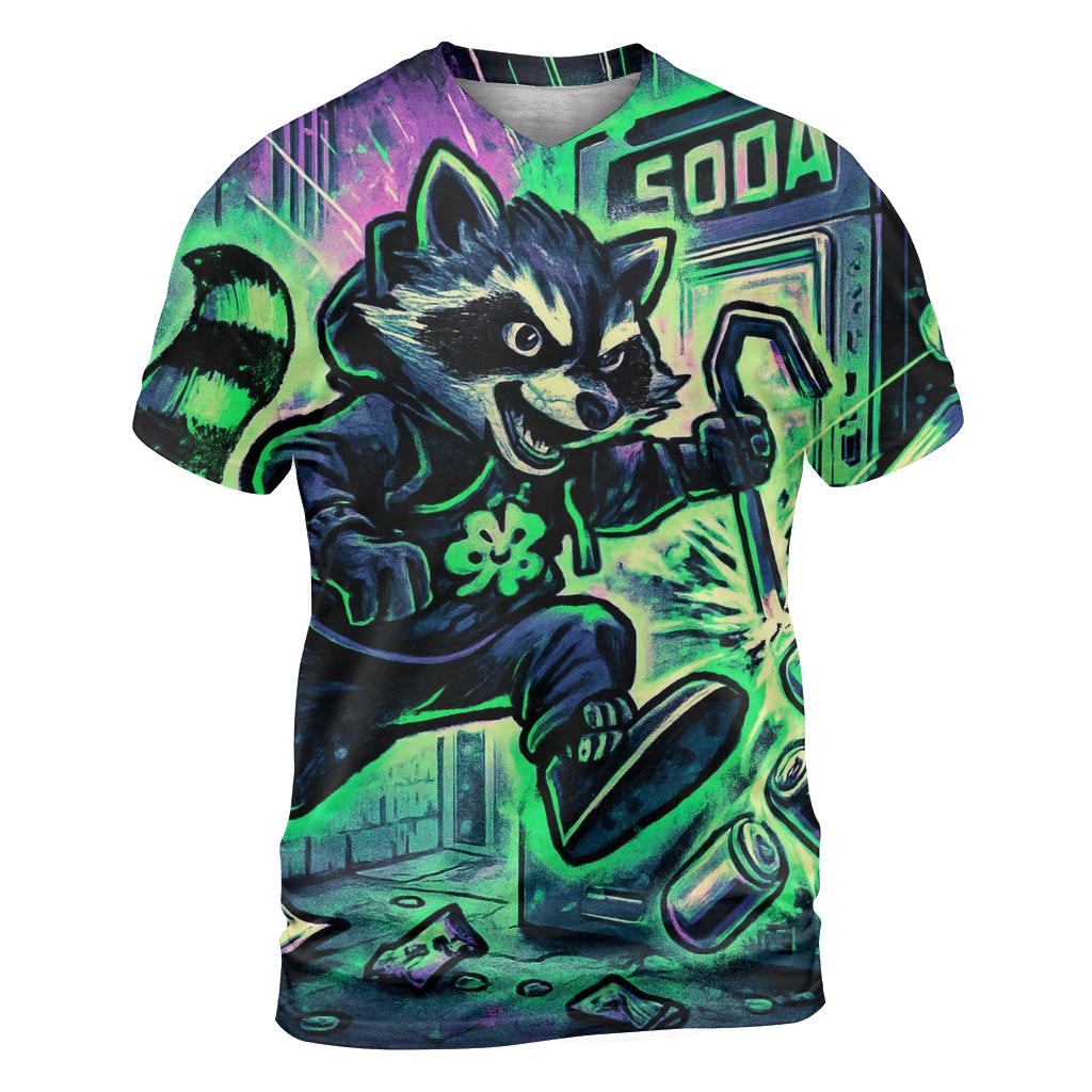 Vending Machine Portal Heist creative print fashion shirts