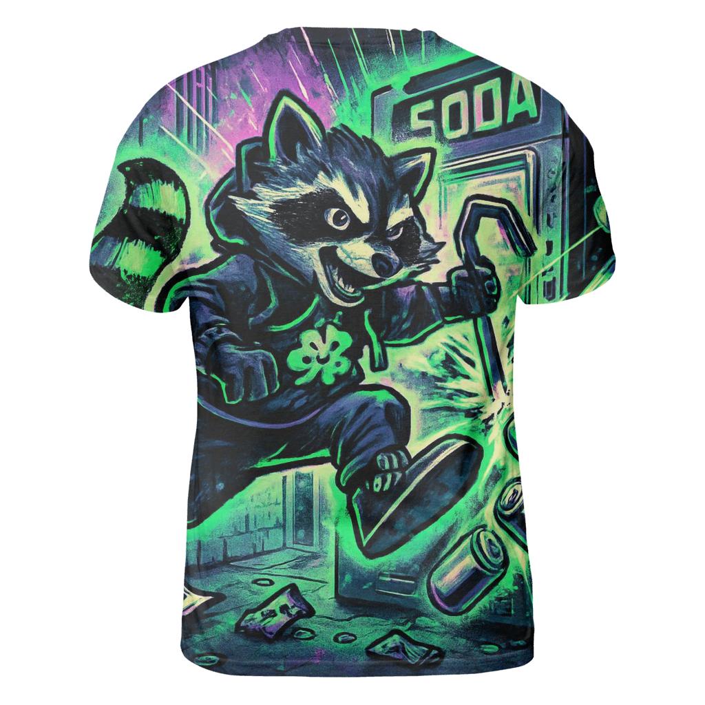 Vending Machine Portal Heist creative print fashion shirts