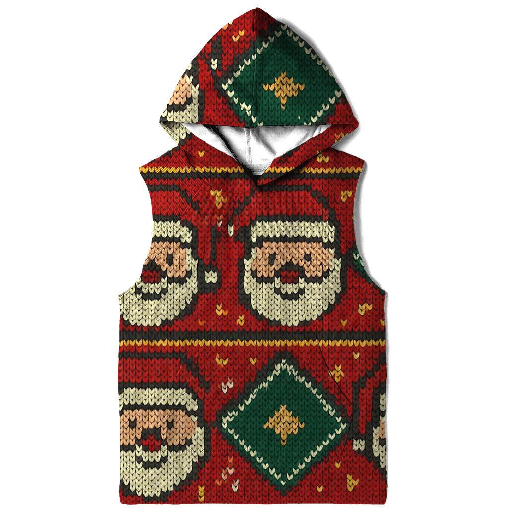 Tacky Santa Sweater Medalion Bands Design pullover hoodies
