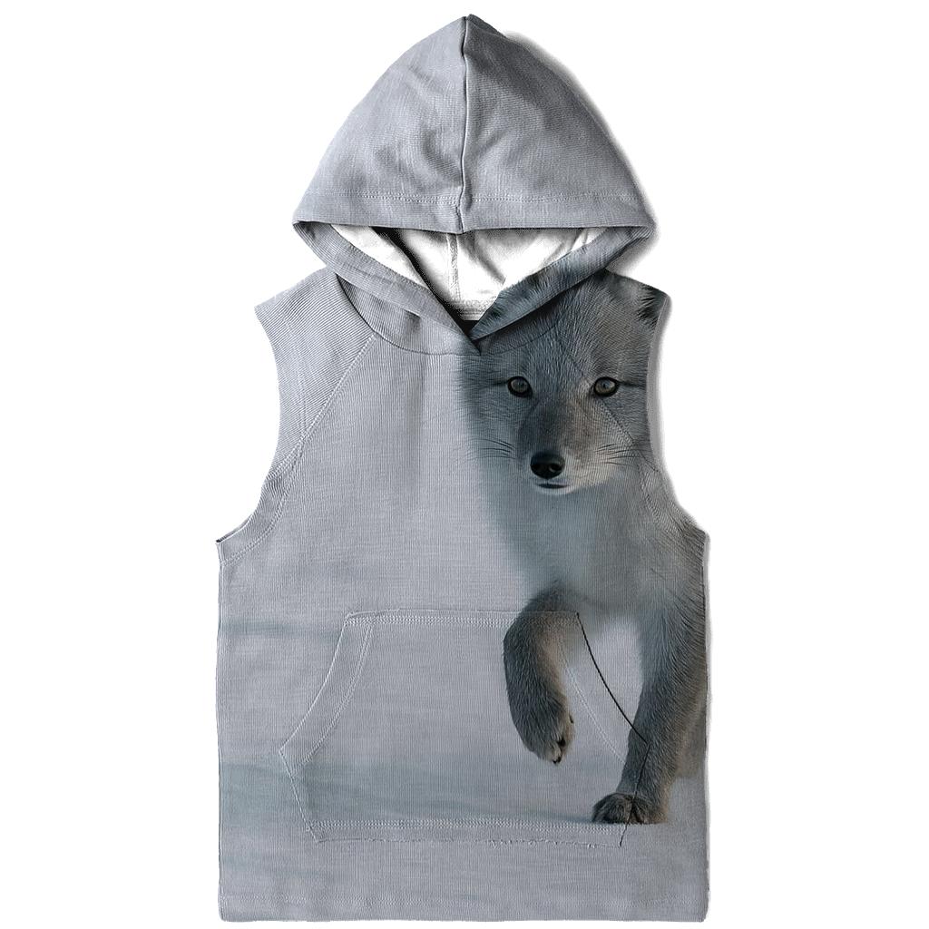 Frostline Pause Arctic Fox embroidered hoodies