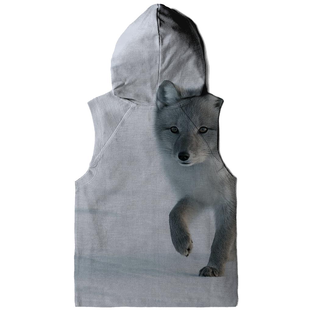 Frostline Pause Arctic Fox embroidered hoodies