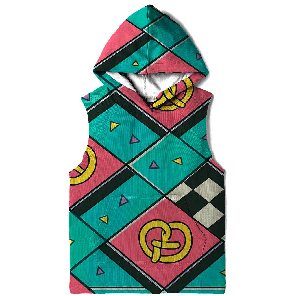 Mall Food Court Neon Tiles designer hoodies