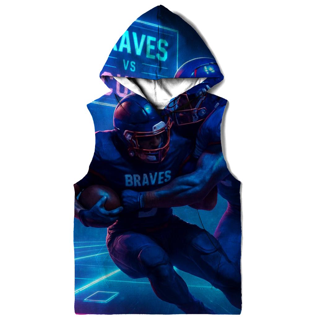 Neon Skybridge Clash Braves Vs Cubs designer hoodies