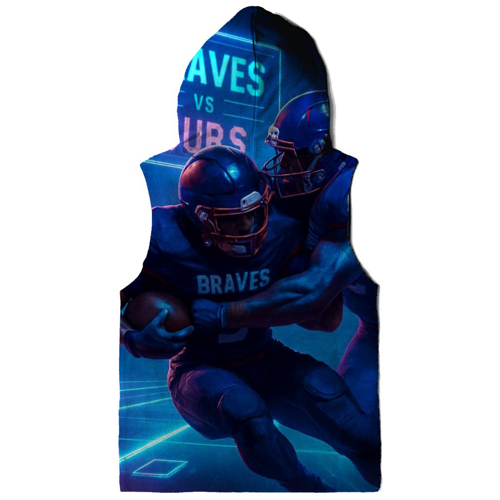 Neon Skybridge Clash Braves Vs Cubs designer hoodies