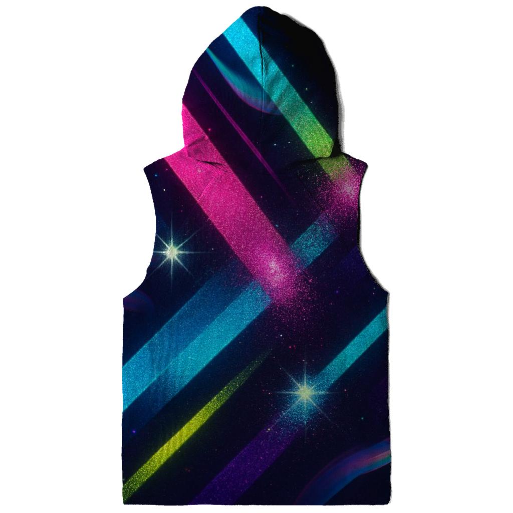 Neon Prism Velocity zip-up hoodies