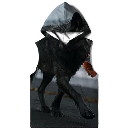 Coastal Timber Wolf On Volcanic Black Sand hoodie trends