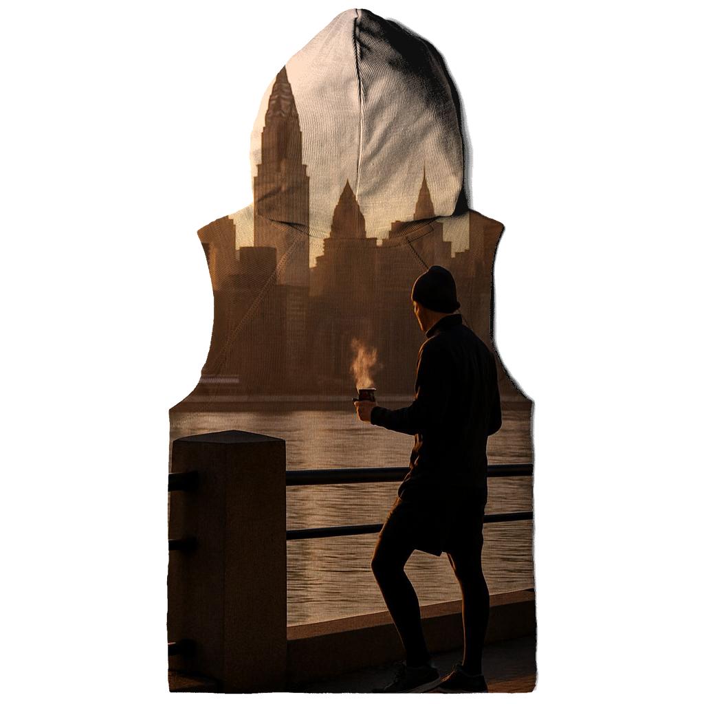 First Light Over Midtown From Roosevelt Island Promenade lightweight hoodies