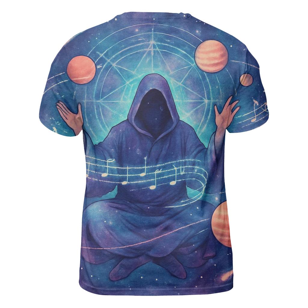 The Orrery Of Singing Nebulas trendy printed shirt styles