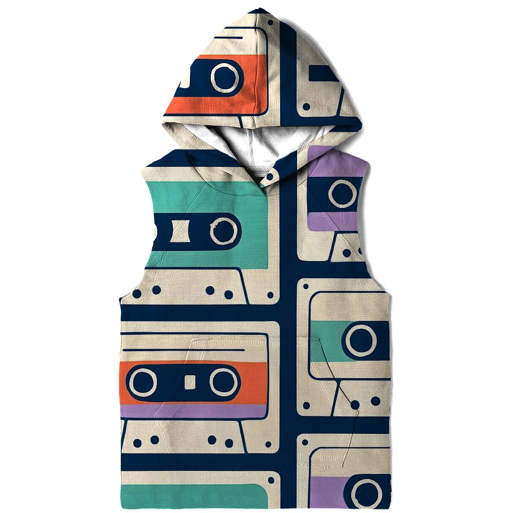 Cassette Label Color Block Parade heavyweight hoodies