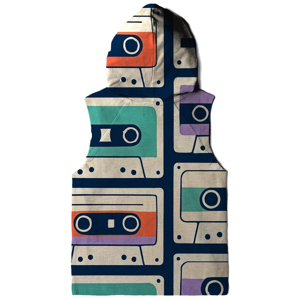 Cassette Label Color Block Parade heavyweight hoodies