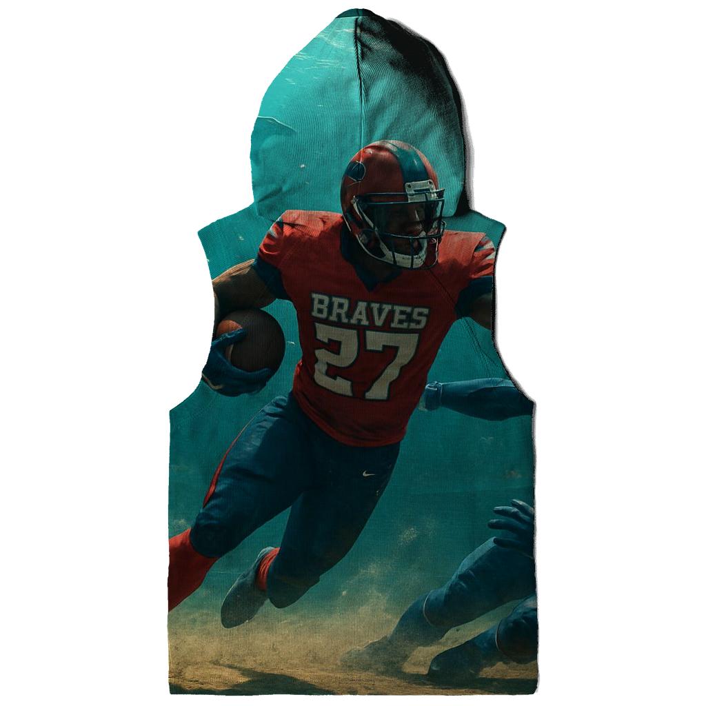 Undersea Dome Gridiron Braves Vs Cubs premium hoodies