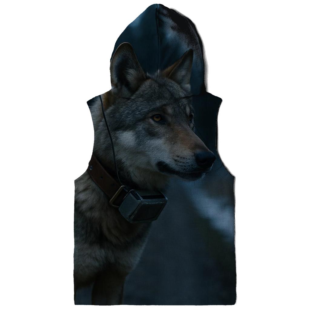 Collared Wolf Under Alpine Research Tagging Sign hoodie designs