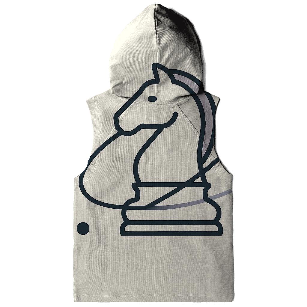 Orbiting Chess Piece Minimal Icon Set heavyweight hoodies