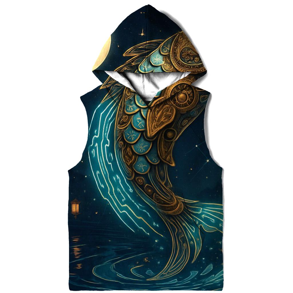 Clockwork Koi Comet pullover hoodies