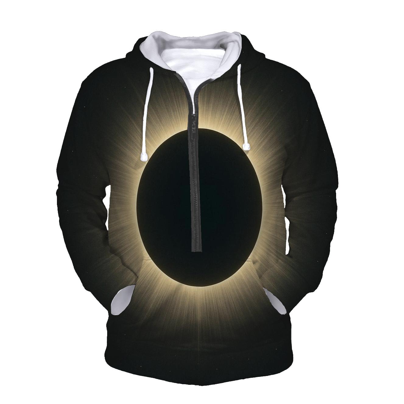 Eclipse Corona Lacework embroidered hoodies