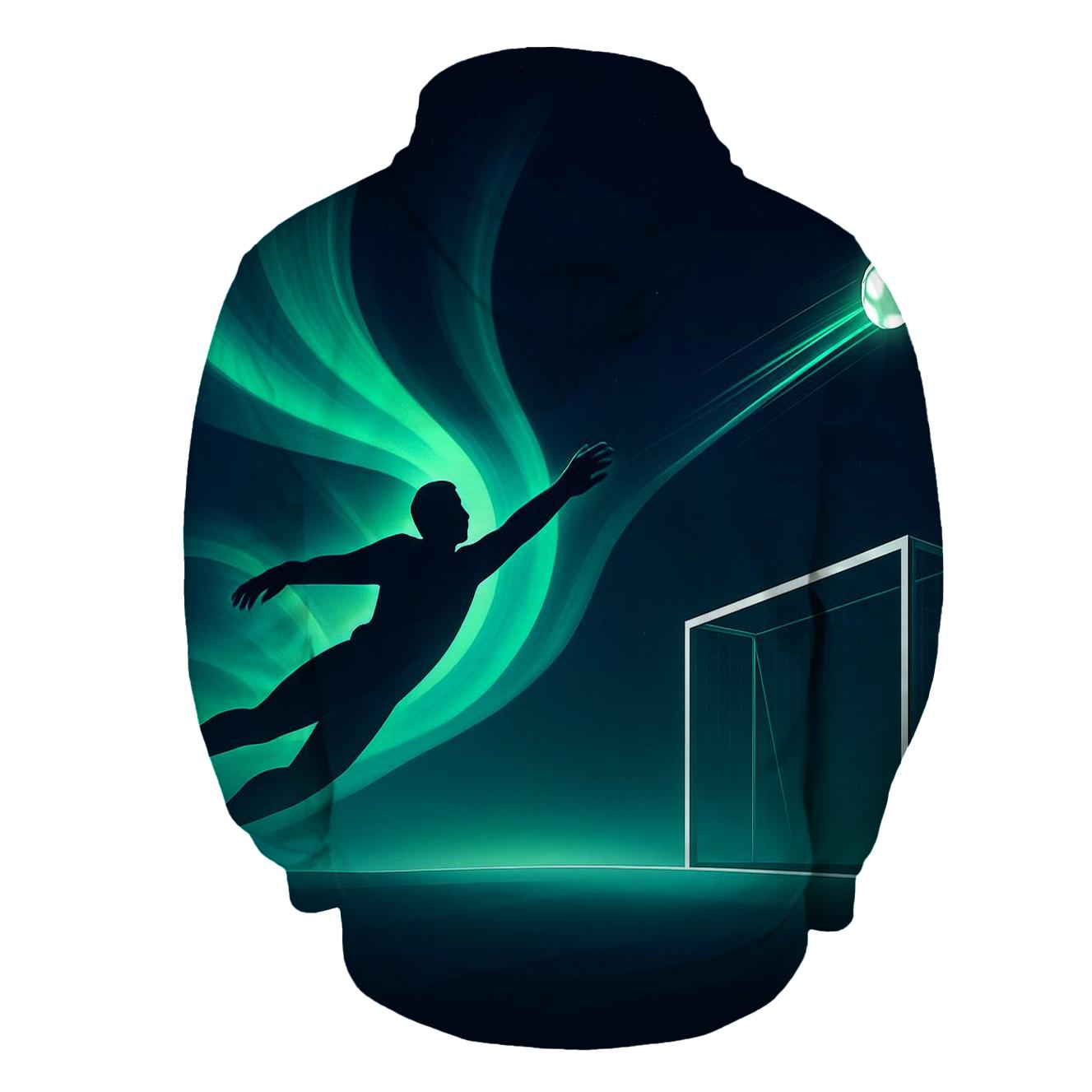 Aurora Goalkeeper Dive custom hoodies